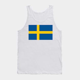 Sweden National Flag Tank Top